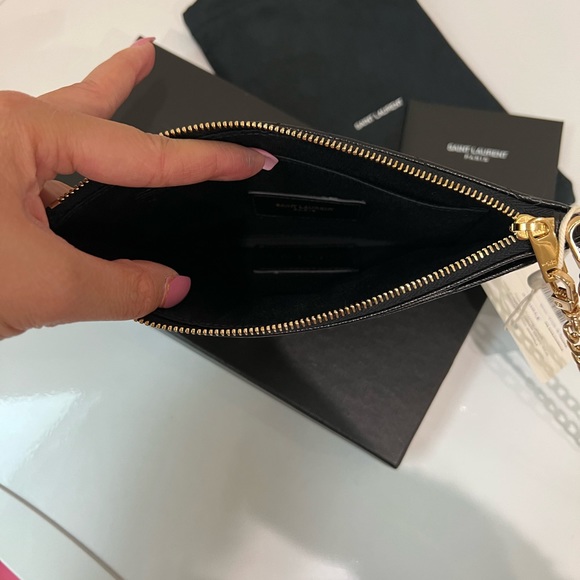 YSL black clutch & crossbody - Picture 10 of 13